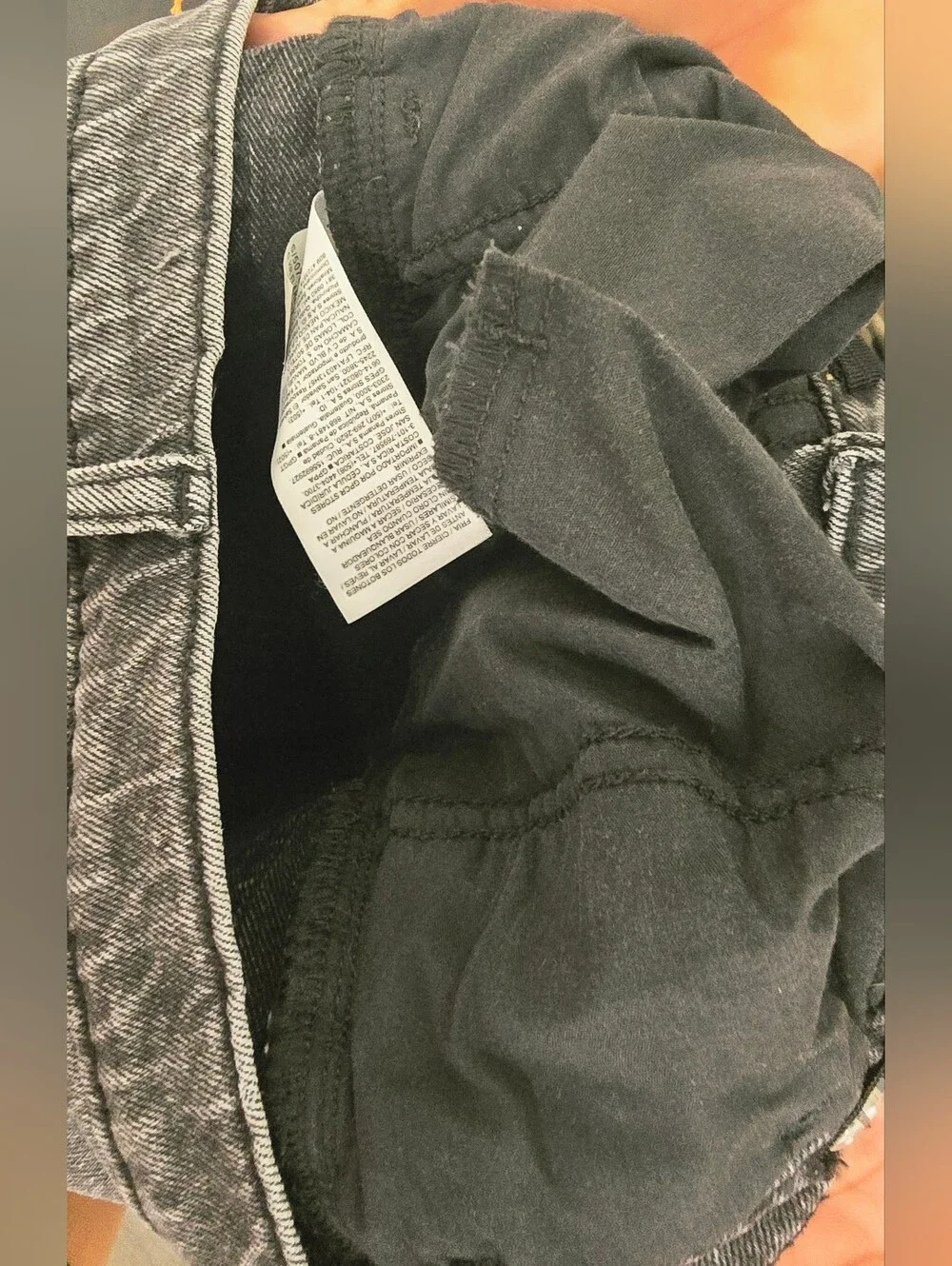 Old Navy Charcoal Gray High-Rise Button-Fly Flare Jeans with Hem Slits